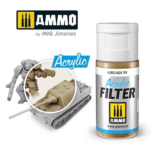 AMMO - Tan - ACRYLIC FILTER - 15 ml - AMIG0824