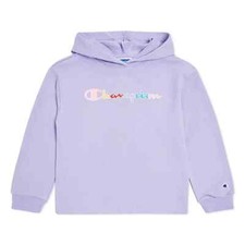 Champion Girls Rainbow Script Logo French Terry Hoodie