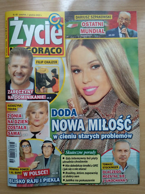 DODA on cover Romina Power & Al Bano,Christina Applegate,Elton John,Iga Swiatek