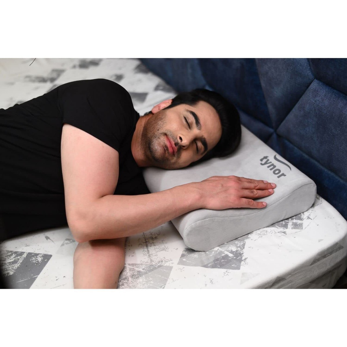 TYNOR Contoured Cervical Pillow, Grey, Universal Size, 1 Unit | eBay