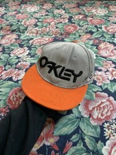 Oakley Hat Cap New Era Stretch Gray