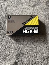 Maxell P6-120 HGX-M 8MM Videocassette Tape Brand New Sealed