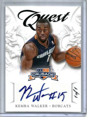 Kemba Walker 12/13 Panini Crusade Autograph Rookie #1/1 | eBay