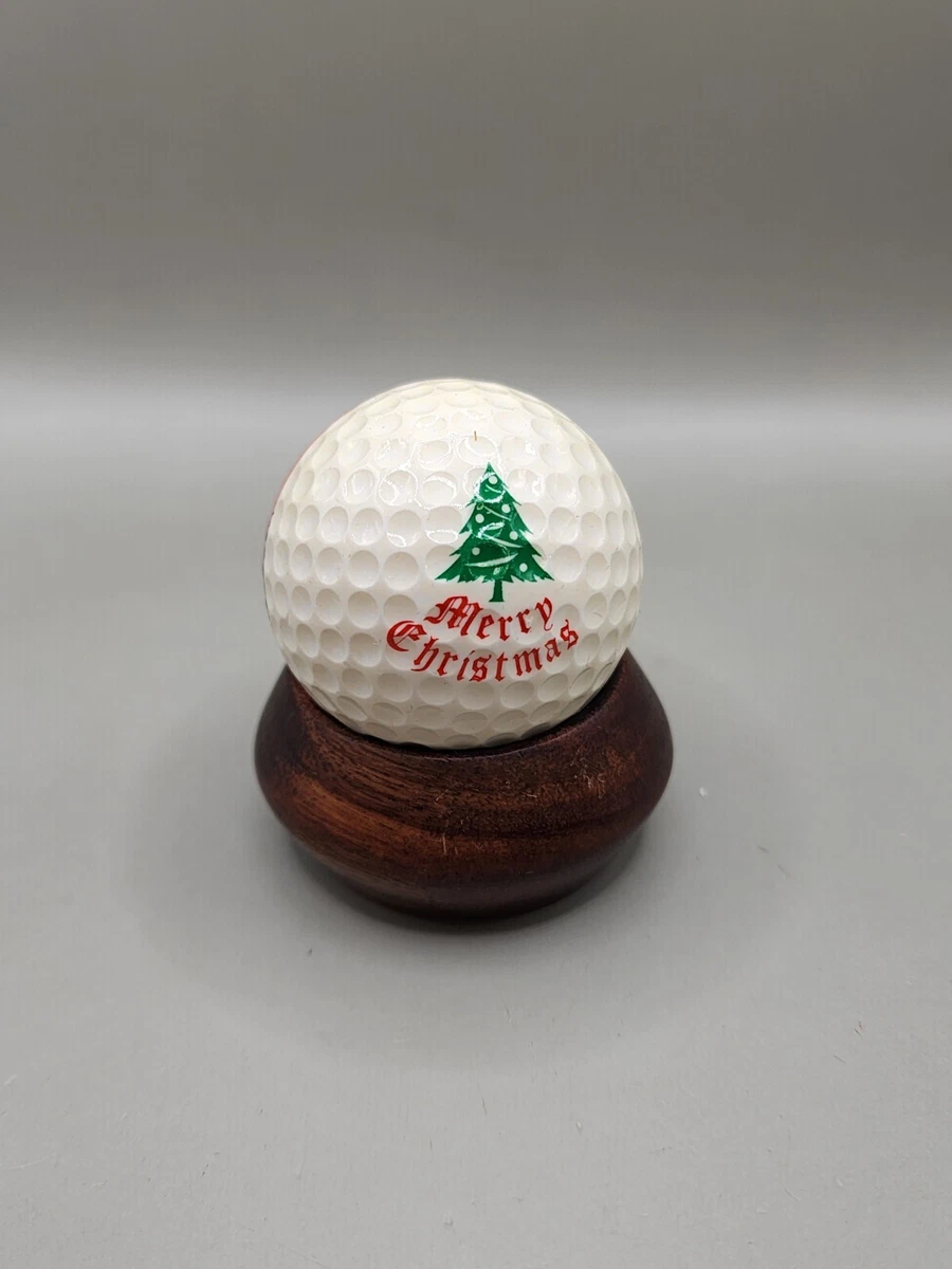 【未使用品】PING GOLFBALL merry Christmas Vintage Ping Eye 1 Merry Christmas Golf Ball Red White Nice