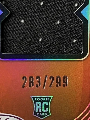 2024 认证 Jermaine Burton 新秀粉色镜面 283-299 新一代孟加拉虎 - 第 2 张/共 3 张