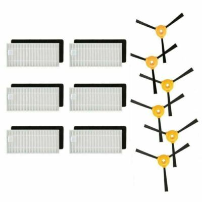 Für DEEBOT ECOVACS N79 N79s Roboter Staubsauger 12* Filter + 6* Seitenbürste Kit