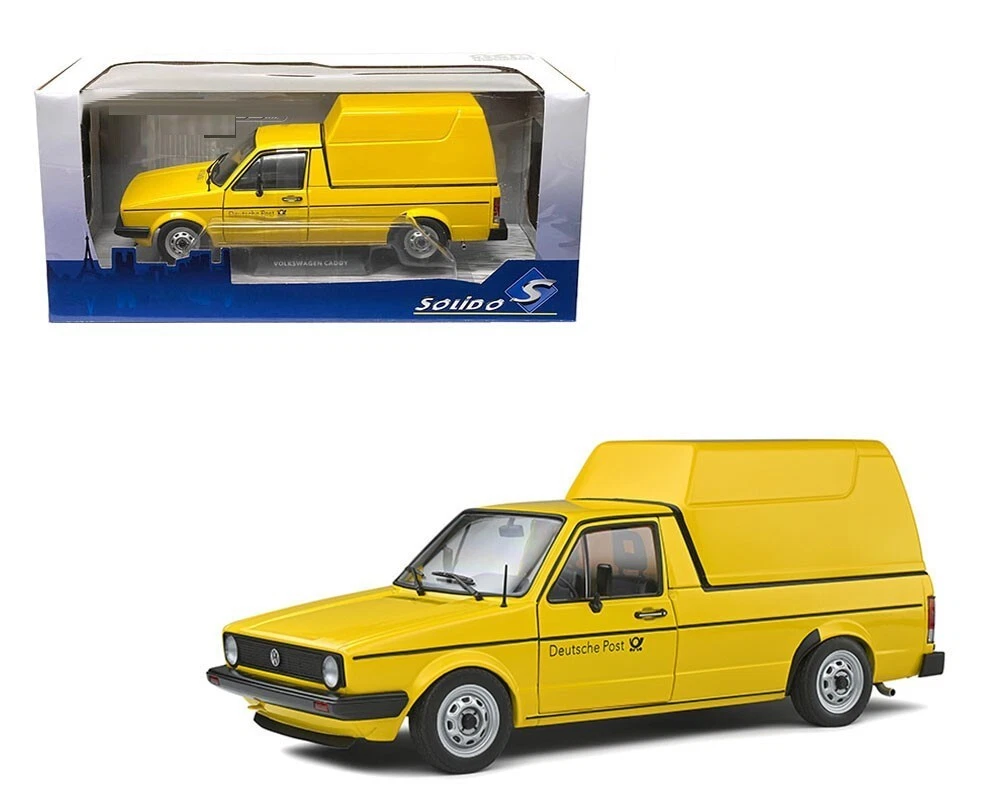 1 18 Solido VW Volkswagen Caddy Mk 1 Diecast Model Car Yellow