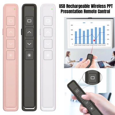 Wireless Presenter 2,4 GHz USB PPT Clicker Stift Fernbedienung für PowerPoint S