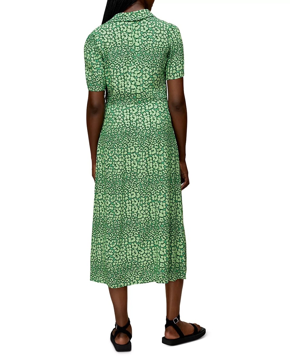 whistles green leopard print dress Buy Whistles Green Animal Tiered Mesh Dress from Next USA