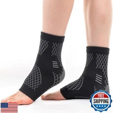 INDEEMAX 2 Pack Ankle Brace for Sprained Ankle, Arch Support Compression Slee