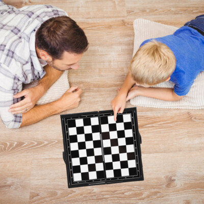 Mini Board Games Portable Magnetic Chessboard Games Entertainment and Education