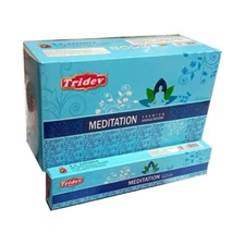 Tridev Meditation Incense Sticks Hand Rolled Premium Scent Masala Agarbatti 180g