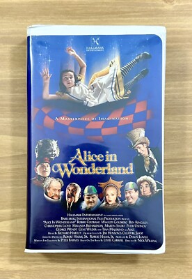 VHS ~ Alice In Wonderland (1999) ~ Color ~ FS ~ NR ~ 129 Mins. ~ 1999 ~ !L  K!