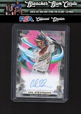 2023 Topps Inception BRES-CST Cal Stevenson Rookie Auto Pink /99