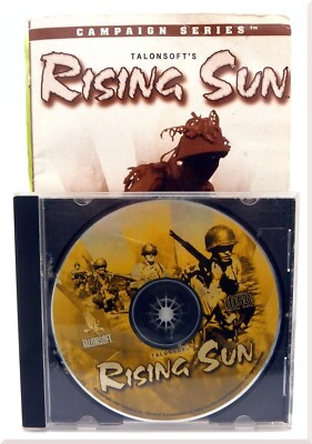 Talonsoft's Rising Sun Strategy Turn Based Game PC CD-ROM Game And Manual 1998