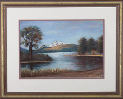 James W. Ferguson (fl.1915-1963) - 20th Century Pastel, Ben Lomond in Winter