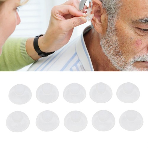 10PCS Hearing Aid Domes Closed Silicone Hearing Aid Ear Tips Detachable Washable