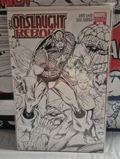 ONSLAUGHT REBORN #1 SKETCH VARIANT MARVEL COMICS (2007) AVENGERS LOEB LIEFELD