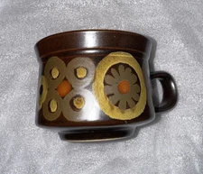 Vintage DENBY ARABESQUE Coffee Tea Cup Mug