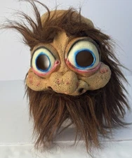 2002 The Paper Magic Group VTG Halloween Wise Guys Hairy Disguise Half Mask Hair