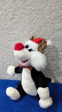 VTG 1998 Sylvester the Cat Christmas Plush Looney Tunes Plush Toy Stuffed