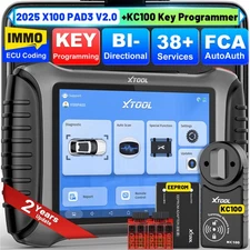 XTOOL X100PAD3 V2.0 KC100 IMMO Key Programmer Auto Diagnostic All System Scanner