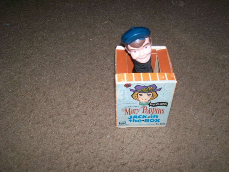 VINTAGE MARY POPPINS JACK IN THE BOX SET.....SUPER  ITEM