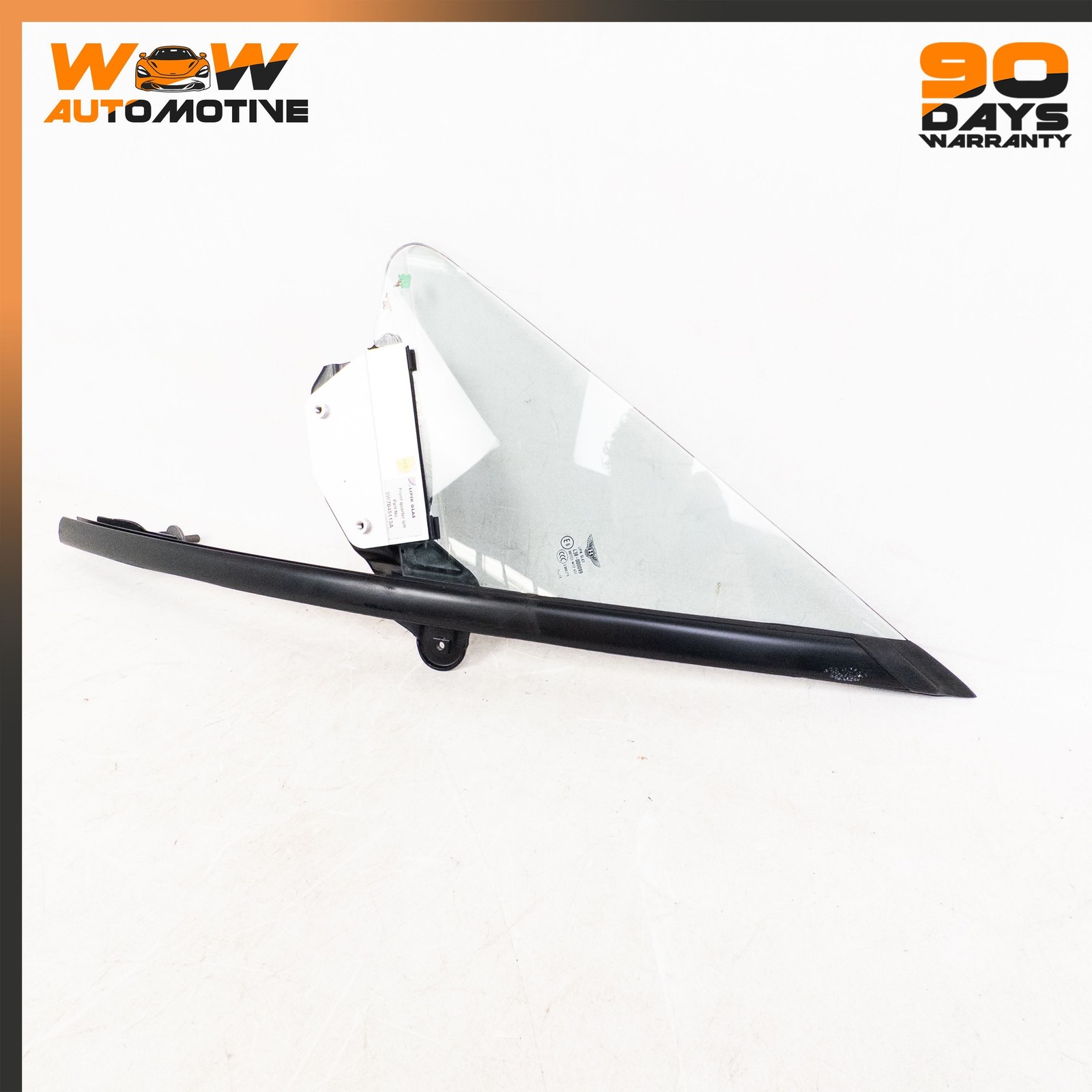 07-11 BENTLEY CONTINENTAL GTC FRONT LEFT DOOR QUARTER VENT WINDOW GLASS OEM