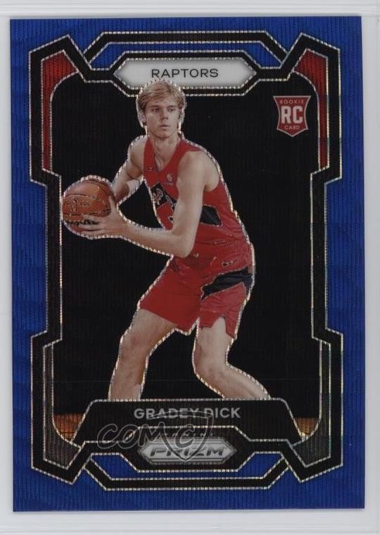 2023-24 Panini Prizm Blue Wave Prizm Gradey Dick #134 1t4l