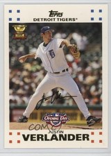 2007 Topps Opening Day Justin Verlander #187 05k6