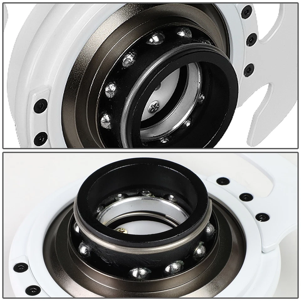 NRG SRK-700BK-WT GEN 4.0 ALUMINUM RACING STEERING WHEEL QUICK RELEASE ADAPTER - Image 3 of 4