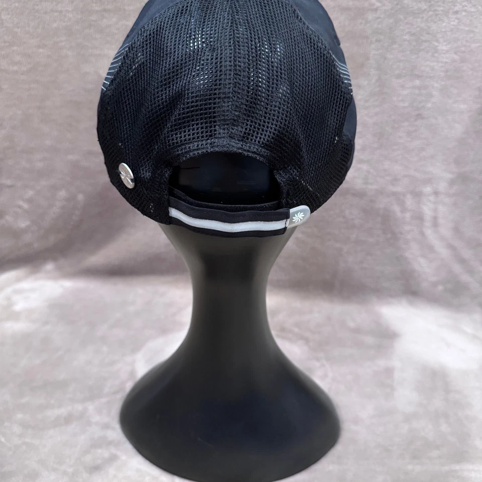 Gorra Athleta Trucker Adulto Talla Única Ajustable Malla Negra Correr Gimnasio Atletismo Foto 4 de 4