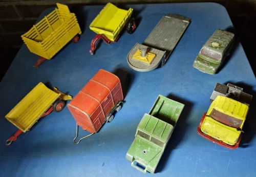 RARE VINTAGE Corgi Major Toys Joblot Bundle Of Vintage Trucks, Cars, Trailers