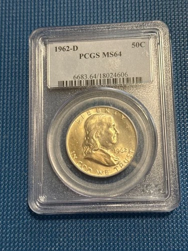 1962-D Franklin Half Dollar 50c PCGS MS64