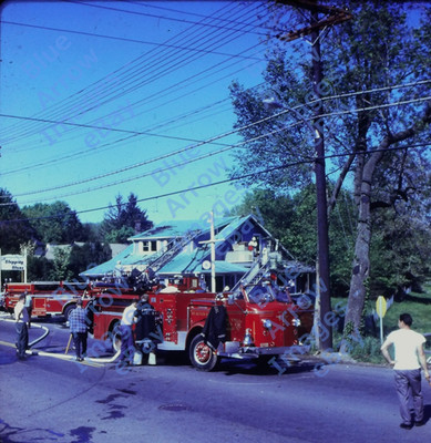 1966 126 Film Slide Restaurant Fire Stepping Stone MKRFP Mount Kisco NY #15026