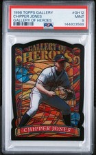 1998 Topps Gallery #GH12 Chipper Jones Gallery of Heroes PSA 9!