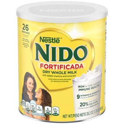 Nido Fortificada Dry Whole Milk 1.76 Pound 28.2 Ounce (Pack of 1) 