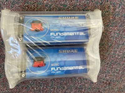 NOS BRAND NEW FACTORY SHURE M25C PHONO CARTRIDGE & STYLUS-DJ-MORE