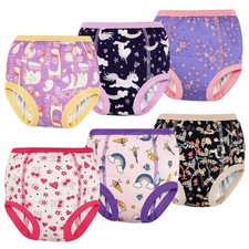 Potty Training Underwear for Girls Absorbent Cotton Training Pants Washable a...