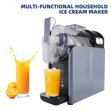 🚀2L Slushy Machine No Ice Frozen Drink Maker 5 Preset Programs For Home