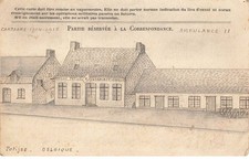 BELGIUM #FG57295 POTIJZE YPRES CAMPAIGN 1914 1945 AMBULANCE HANDMADE CARD E