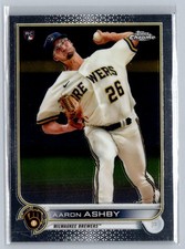 2022 Topps Chrome #80 Aaron Ashby ROOKIE Milwaukee Brewers