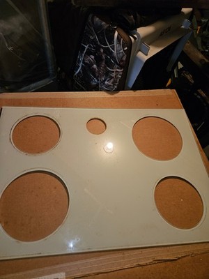 KITCHENAID STOVE OEM  9751340 Cooktop, Ceran (Almond)   USED