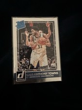 2015-16 Panini Donruss Karl-Anthony Towns Rated Rookie #208 Basketball Card. rookie card picture