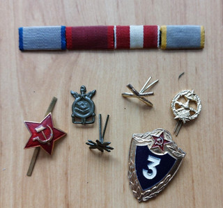 Russian Vintage Collection Soviet Pin Badges Medal Ribbon film movie prop