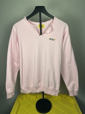 Golf Wang Embroidered 3D Sweater Pink Sweatshirt Tyler The Creator M Chopped
