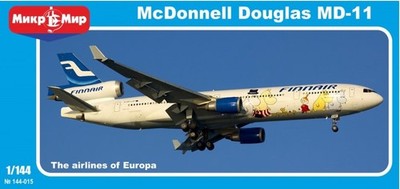 McDonnell-Douglas MUMINKI MD-11 The Airlines of Europa - MikroMir 144-015 skala 