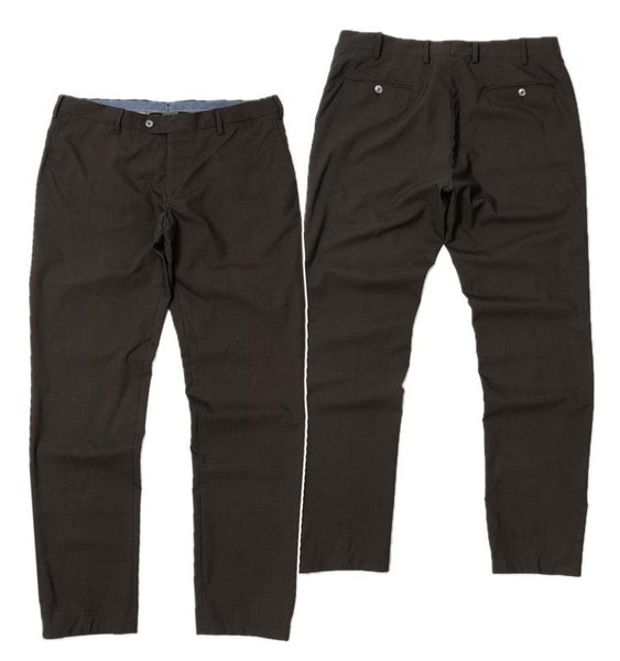 Men Marco Pescarolo Trousers Grey Wool 34 / L / 50