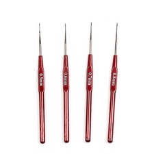 4Pcs/Set Hook Needle Crochet Micro Hook For Making Braiding Dreadlock Hair Tools