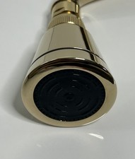 Gold plated Shower Rose With Ball joint Connector 
